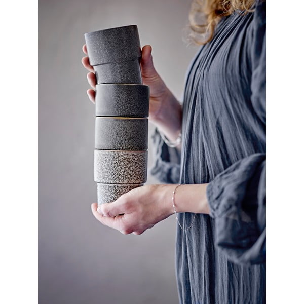 Brūnas espreso akmensmasas tasītes (4 gab.) 150 ml Ewan – Bloomingville-image-1