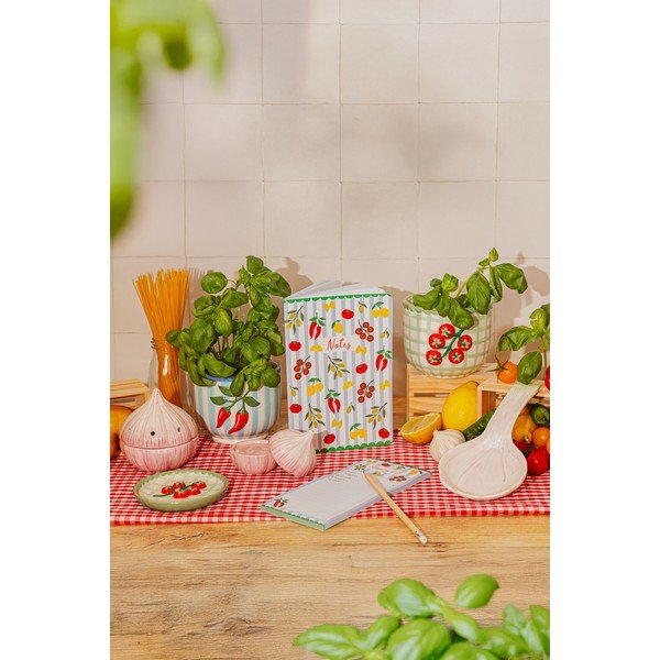 Keramikas ar rokām apgleznots puķu poda apvalks ø 12 cm Chilli – Sass & Belle-image-2