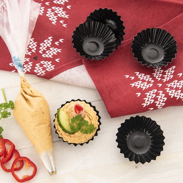 Metāla cepšanas formas tartaletēm (6 gab.) ø 7 cm – Orion-image-2