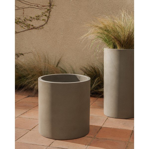 Betona puķu poda apvalks ø 52 cm Aiguablava – Kave Home-image-2