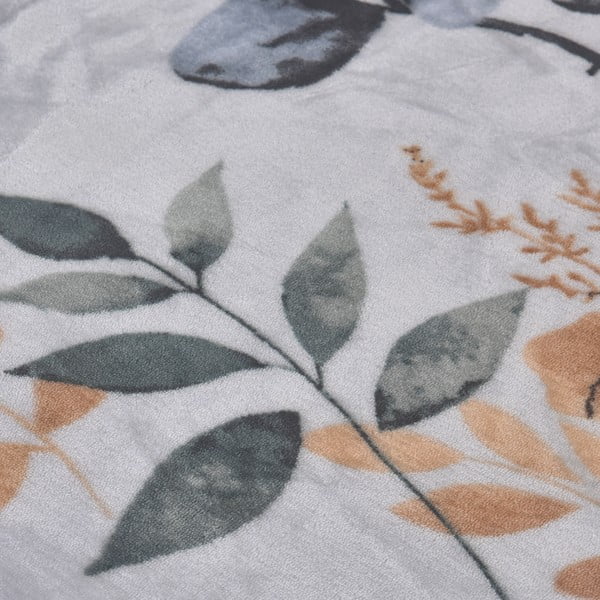 Dūmakaini zila vienguļamā mikroplīša gultas veļa 140x200 cm Greta – My House-image-3