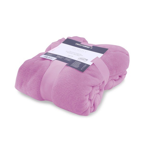 Violets unisex mikrošķiedras halāts DecoKing Robby, XL izmērs-image-2