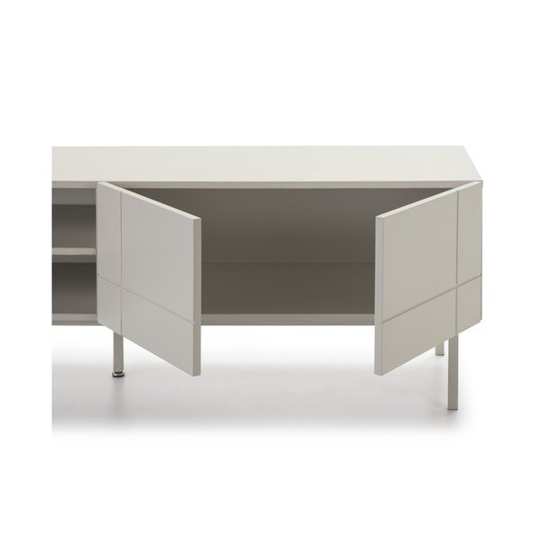Pelēki balts TV galds Teulat Linea-image-4
