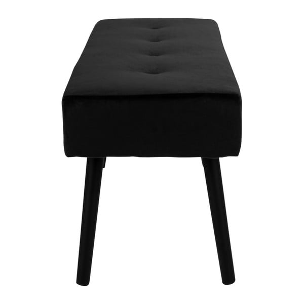 Černá sametová lavice House Nordic Skiby-image-2