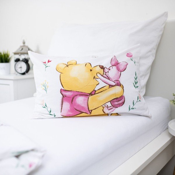 Kokvilnas bērnu gultas veļa bērnu gultiņai 100x135 cm Winnie the Pooh "Pooh Hugs" – Jerry Fabrics-image-2