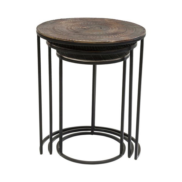 3 glabāšanas galdu komplekts Kare Design Electra-image-1