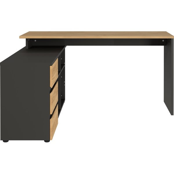 Darba galds ar ozolkoka imitāciju 146x145 cm Lissabon – Germania