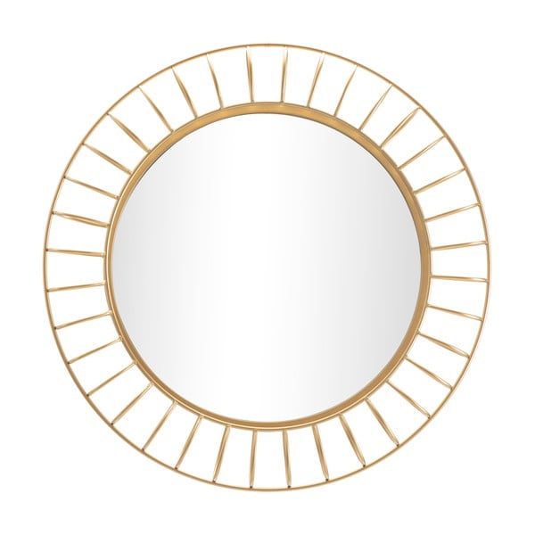 Sienas spogulis zelta krāsā Mauro Ferretti Glam Ring, ø 81 cm