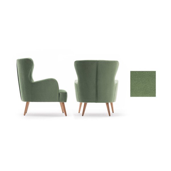 Zaļš atpūtas krēsls Balcab Home Jane-image-2