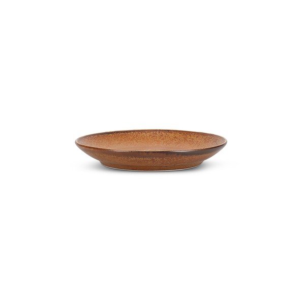 Brūna porcelāna apakštasīte ø 14 cm Ovio – BonBistro-image-2