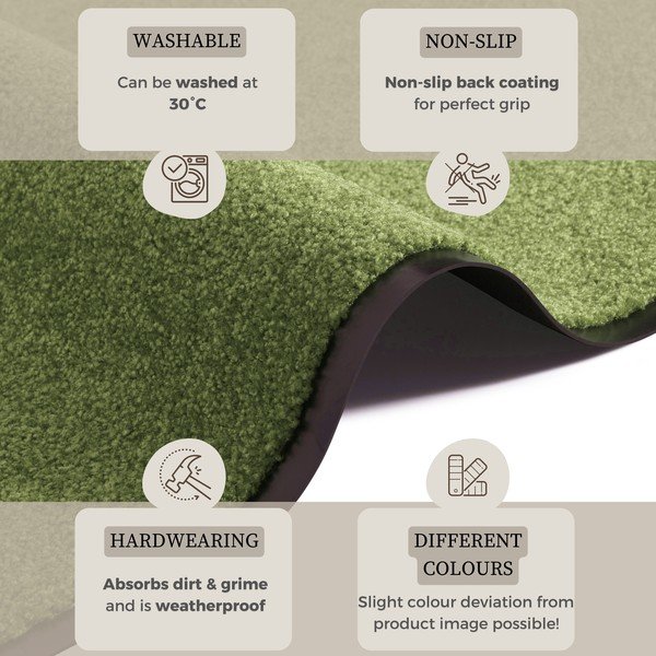 Green Hanse Home Wash & Clean paklājs, 39 x 58 cm-image-2