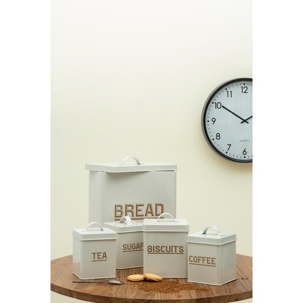 5 baltu pārtikas burku komplekts Premier Housewares Storage-image-1