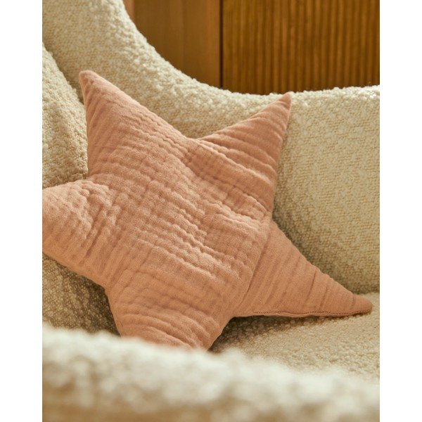 Muslīna bērnu spilvens 30x30 cm Laily – Kave Home-image-1