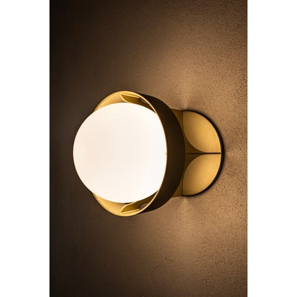 Zelta krāsas sienas lampa ar regulējamu spilgtumu Loop – tala-image-4