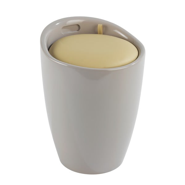 Pelēkbrūns plastmasas veļas grozs 20 l Candy – Wenko-image-1