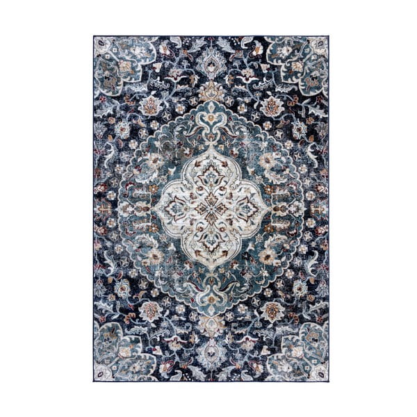 Tumši zils paklājs Flair Rugs Jaleh, 120 x 170 cm