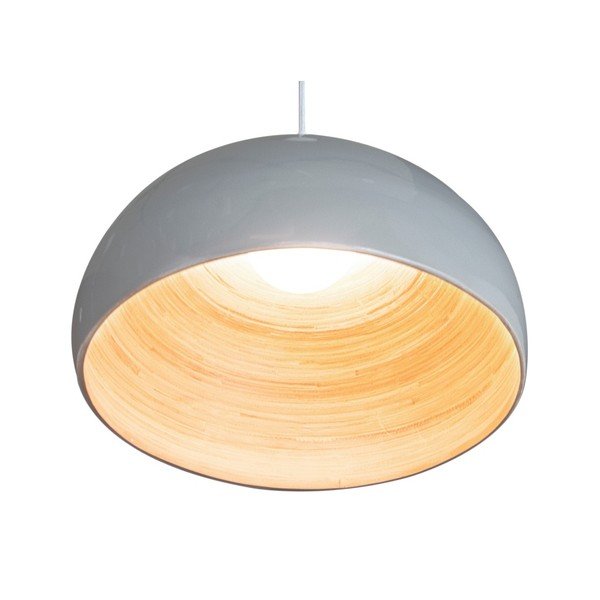 Pelēks griestu gaismeklis Present Time ETH, ⌀ 33 cm-image-3