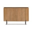 Dabīga toņa mango masīvkoka zema kumode 120x80 cm Licia – Kave Home