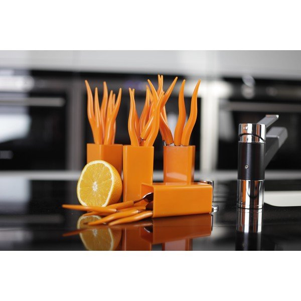 Galda piederumu komplekts Tullio oranžs, 24 gab.-image-2