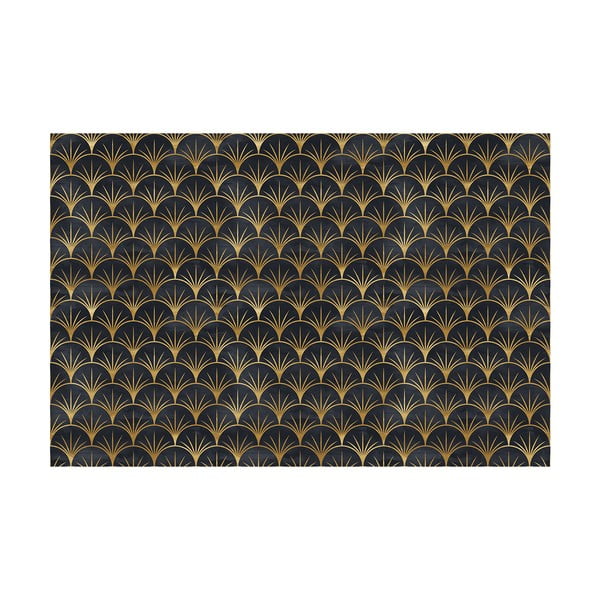 Dekoratīvās tapetes mēbelēm melnā un zelta krāsā Ambiance Youlika-image-1