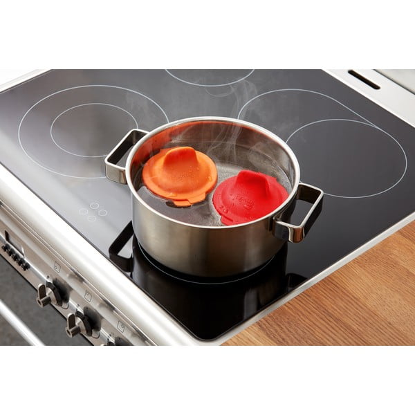 Sarkana silikona veidne olām Lékué Pouched-image-1