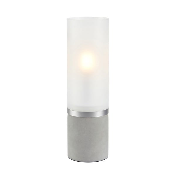 Balta/pelēka betona galda lampa (augstums 30 cm) Molo – Markslöjd