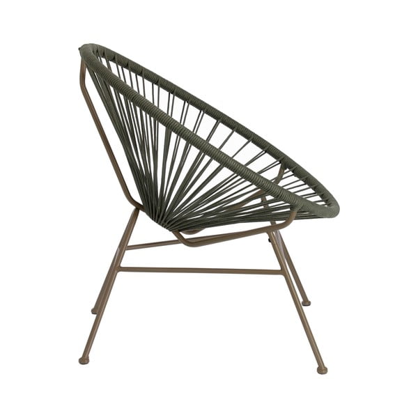 Dārza krēsls ar zaļu pinumu Kave HomeSamantha-image-2