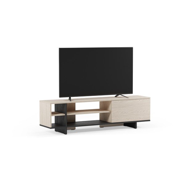 Melns TV galdiņš 160x44x36 cm Cequoia – Marckeric-image-3