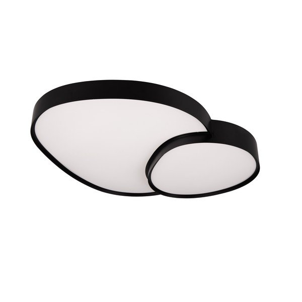 Melna LED griestu lampa 63.5x77 cm Rise – Trio-image-3
