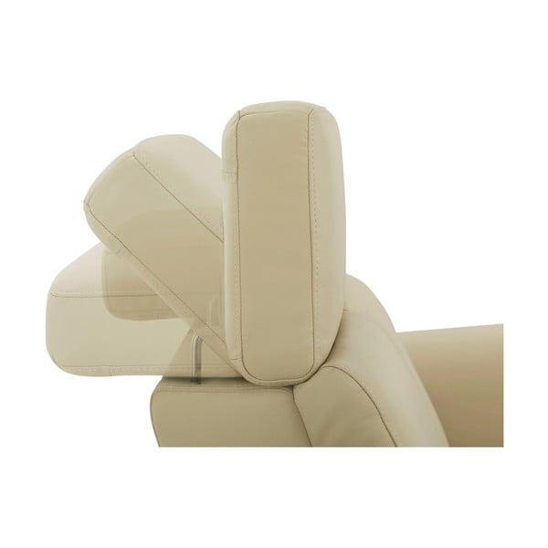 Balts dīvāns no ādas imitācijas 158 cm Capena – Støraa-image-4