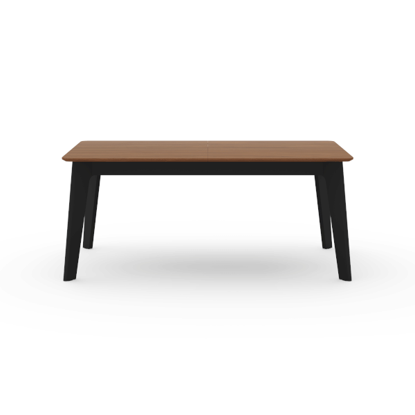 Dabīga toņa izvelkams ēdamgalds ar valrieksta koka imitācijas galda virsmu 100x180 cm Shadow – TemaHome-image-4