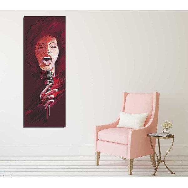 Sienas glezna uz audekļa Singer, 30 x 80 cm-image-1