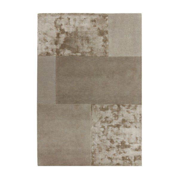 Brūns un pelēks paklājs Asiatic Carpets Tate Tonal Textures, 200 x 290 cm