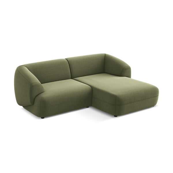 Zaļš samta stūra dīvāns (ar labo stūri) Moana – Makamii-image-2