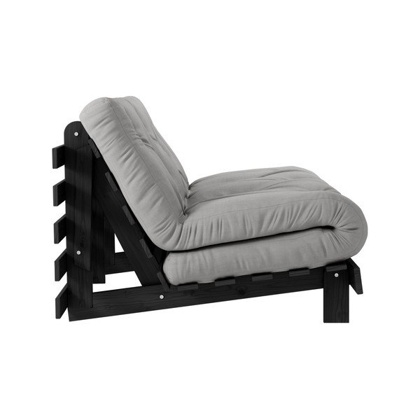 Pelēks izvelkamais dīvāns 140 cm Roots – Karup Design-image-4