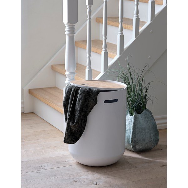 Balts sānu galdiņš Canett Olivia Ø 39cm-image-1