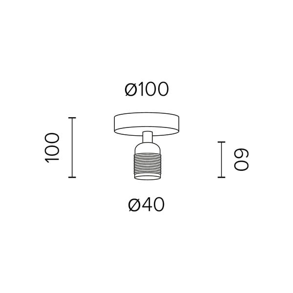 Balta griestu lampa Sotto Luce Uno-image-2