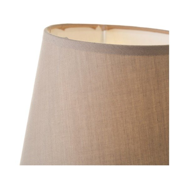 Bēša keramikas galda lampa ar auduma abažūru (augstums 28 cm) – Casa Selección-image-2