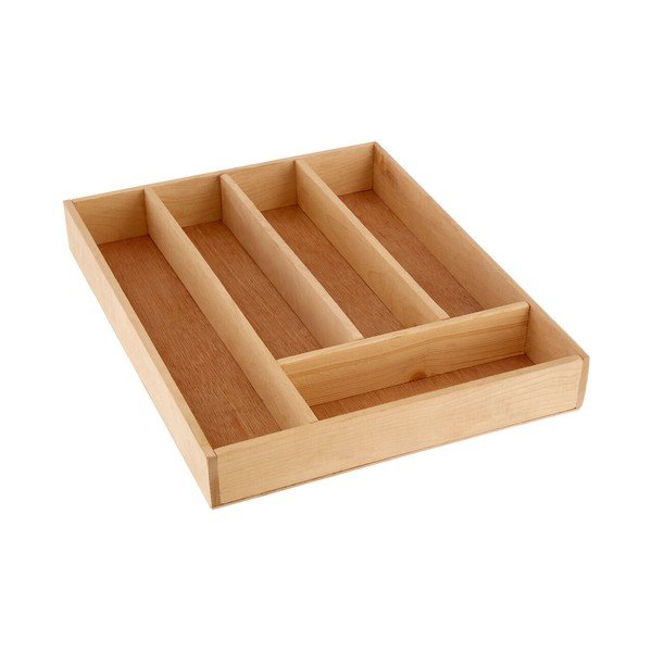 Dabīga toņa koka galda piederumu organizators 30 x 38 cm – Premier Housewares-image-2
