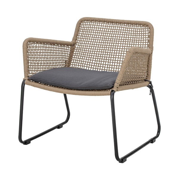 Pelēks/bēšs dārza atpūtas krēsls Mundo – Bloomingville-image-4