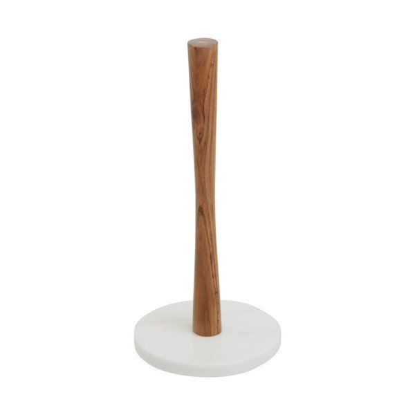 Brūns koka papīra dvieļu turētājs ø 14 cm – Premier Housewares-image-4