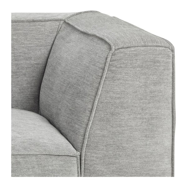 Gaiši pelēks moduļu stūra dīvāns Bonami Selection Fairfield, kreisais stūris, 266 cm-image-1