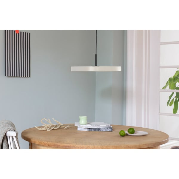 Krēmkrāsas LED piekaramā lampa ar metāla abažūru ø 43 cm Asteria Medium – UMAGE-image-1