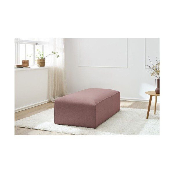 Rozā modulārais kāju soliņš Megeve – Bobochic Paris-image-4