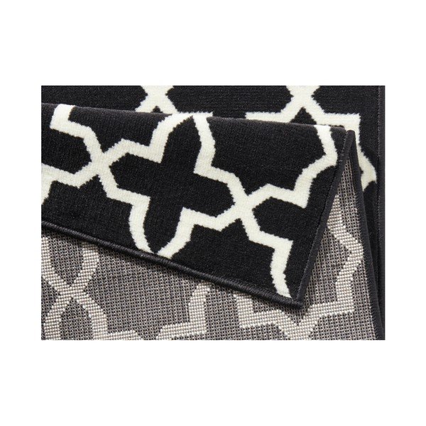 Melnbalts paklājs Hanse Home Basic Glam, 80 x 350 cm-image-3
