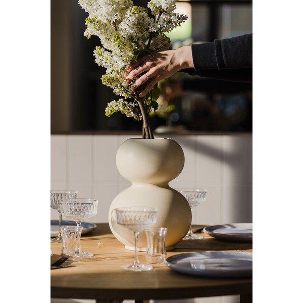 Bēša keramikas vāze (augstums 36 cm) Tuga – noo.ma-image-2