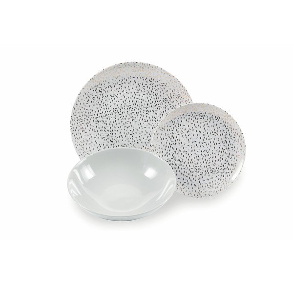 18 daļīgs porcelāna un māla trauku komplekts Villa d'Este Sparkle-image-1