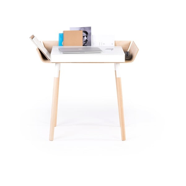 Balts rakstāmgalds ar 1 atvilktni EMKO My Writing Desk-image-2