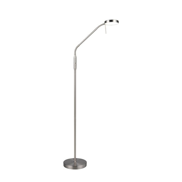 Sudraba krāsas LED stāvlampa (augstums 160 cm) Moreno – Trio