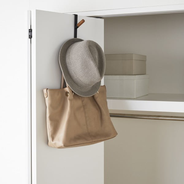 Melns metāla durvju pakaramais 1,5 cm Tower – YAMAZAKI-image-2